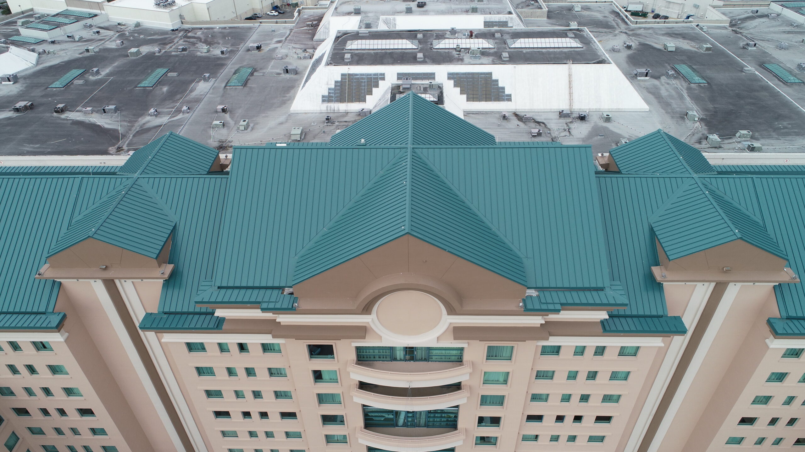 The Florida Hotel roof close up